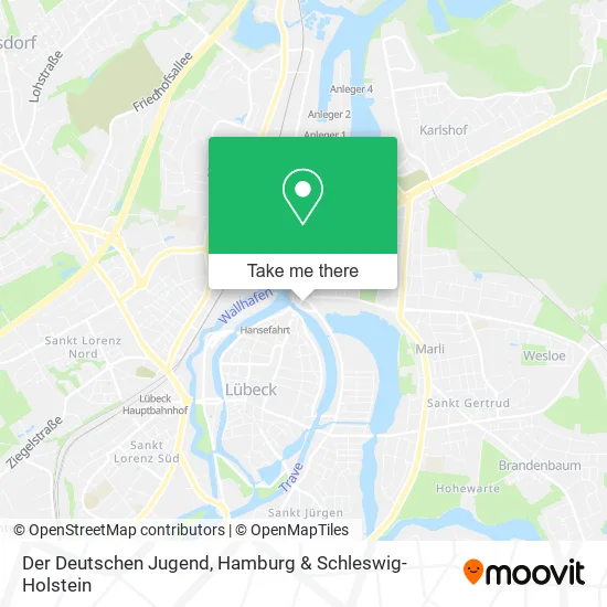 Карта Der Deutschen Jugend