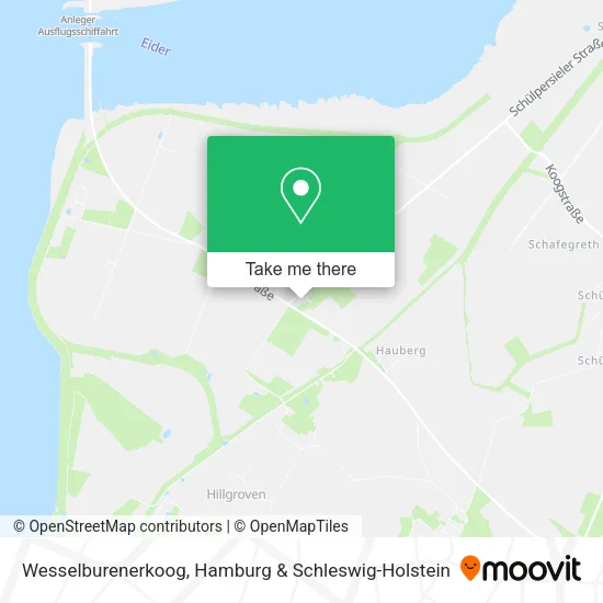 Карта Wesselburenerkoog