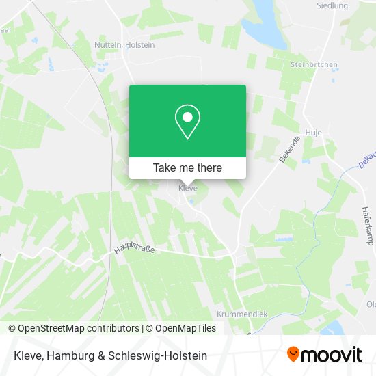 Kleve map