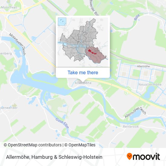 Allermöhe map