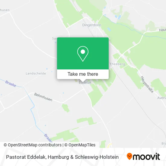 Карта Pastorat Eddelak