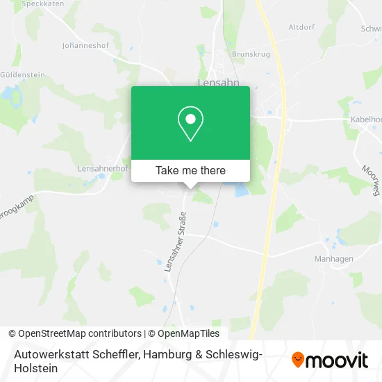 Карта Autowerkstatt Scheffler