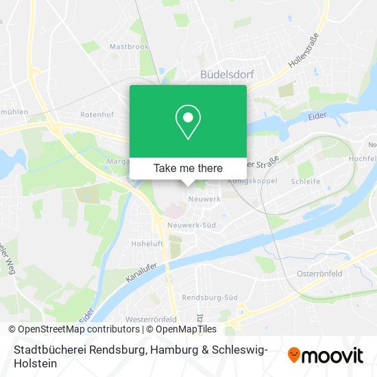 Stadtbücherei Rendsburg map