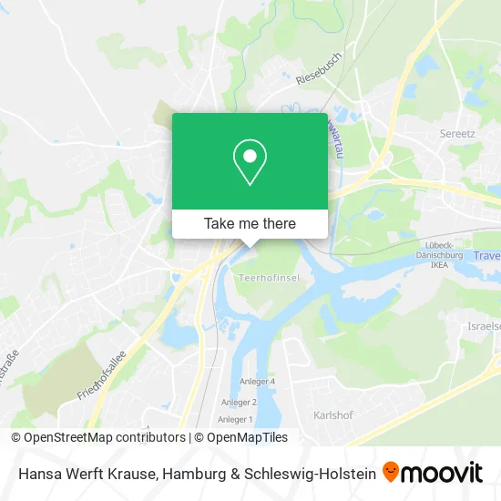 Hansa Werft Krause map
