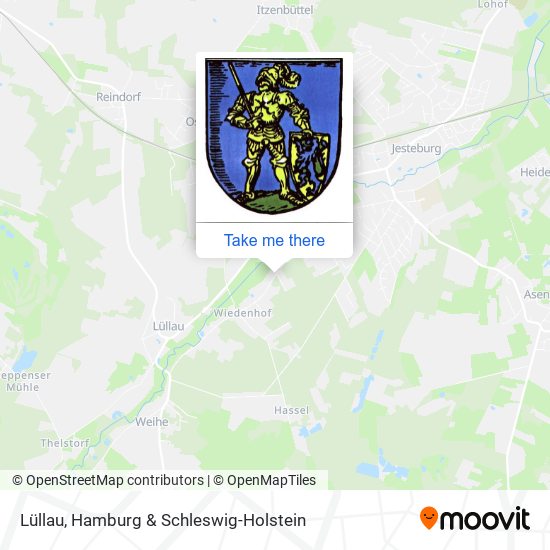 Lüllau map