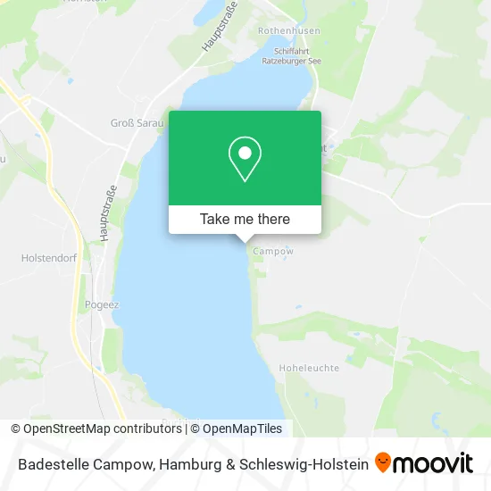 Карта Badestelle Campow