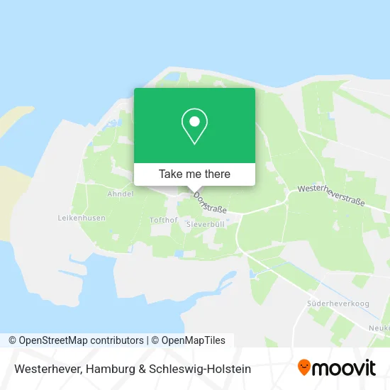 Карта Westerhever