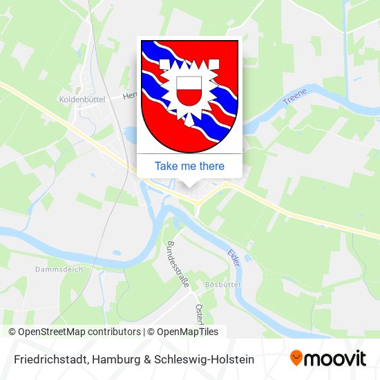 Friedrichstadt map