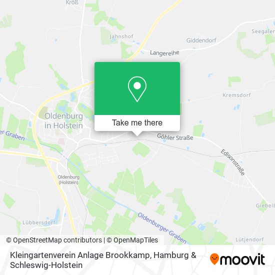 Kleingartenverein Anlage Brookkamp map