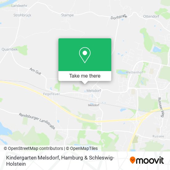 Kindergarten Melsdorf map