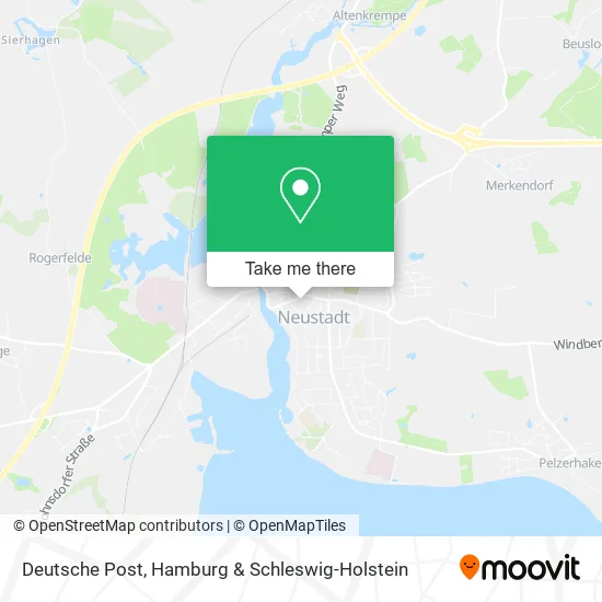 Карта Deutsche Post