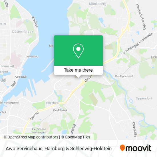 Awo Servicehaus map