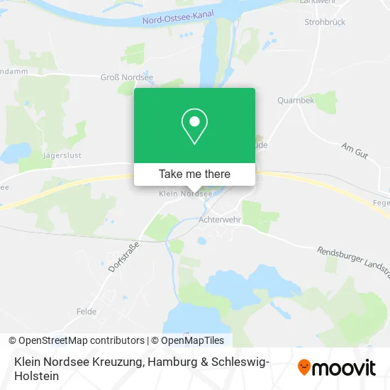 Klein Nordsee Kreuzung map