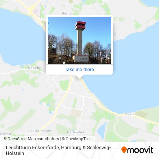 Leuchtturm Eckernförde map