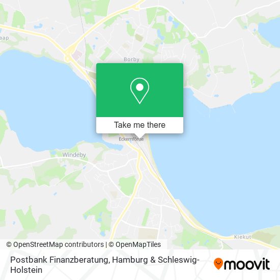 Postbank Finanzberatung map