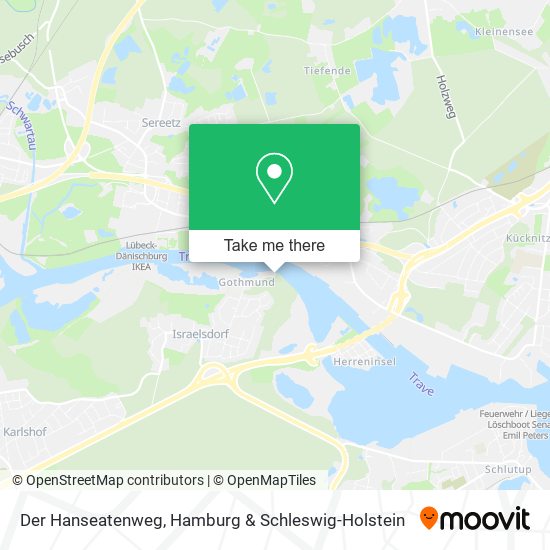 Der Hanseatenweg map