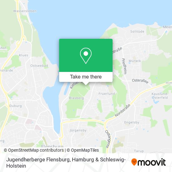 Карта Jugendherberge Flensburg