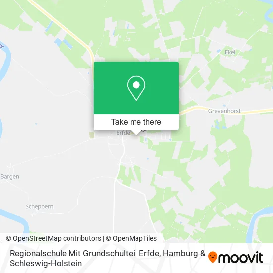 Карта Regionalschule Mit Grundschulteil Erfde