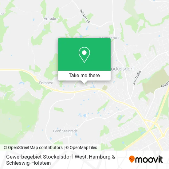 Gewerbegebiet Stockelsdorf-West map