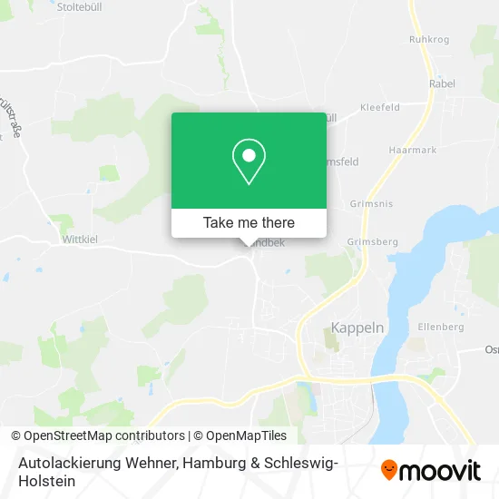 Карта Autolackierung Wehner