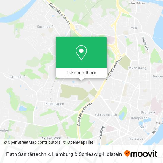 Flath Sanitärtechnik map