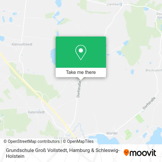 Карта Grundschule Groß Vollstedt