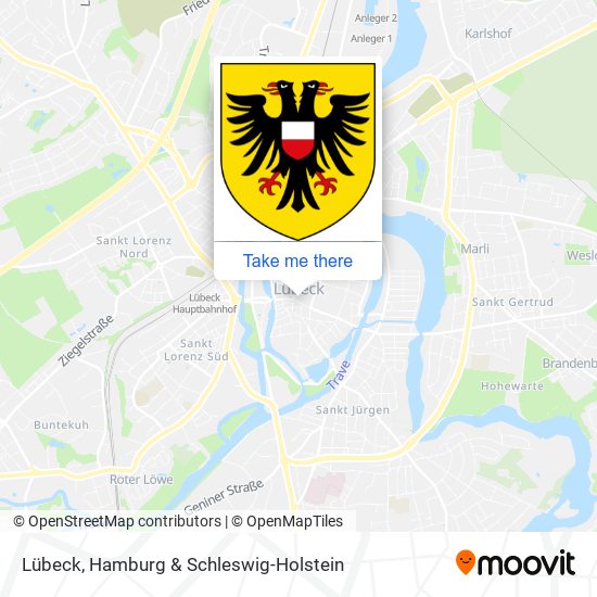Lübeck map