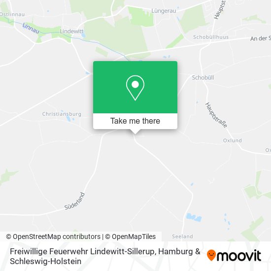 Freiwillige Feuerwehr Lindewitt-Sillerup map