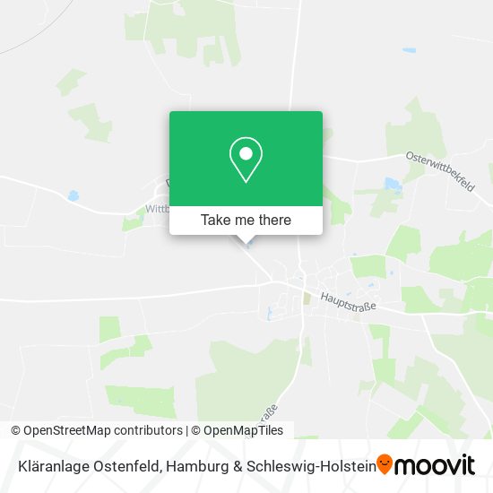 Kläranlage Ostenfeld map