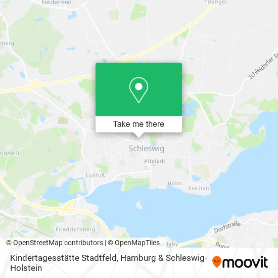 Карта Kindertagesstätte Stadtfeld