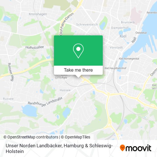 Unser Norden Landbäcker map