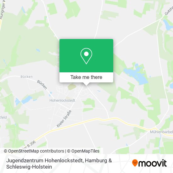 Jugendzentrum Hohenlockstedt map