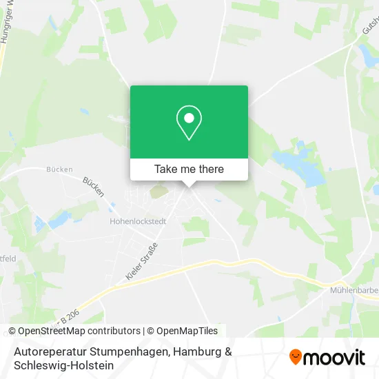 Карта Autoreperatur Stumpenhagen