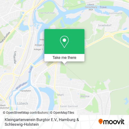 Kleingartenverein Burgtor E.V. map