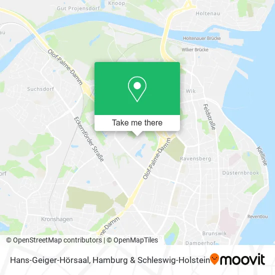 Карта Hans-Geiger-Hörsaal