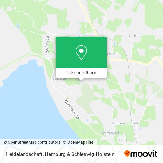 Heidelandschaft map