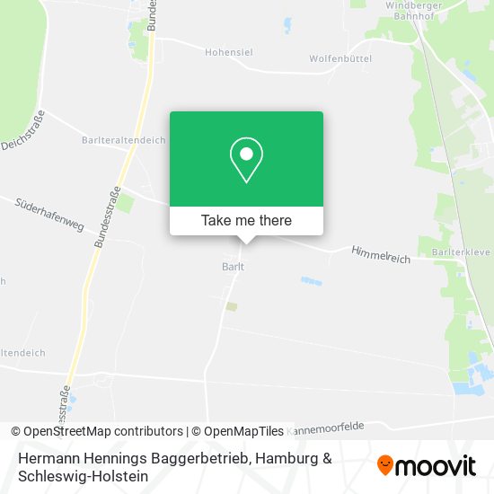 Hermann Hennings Baggerbetrieb map