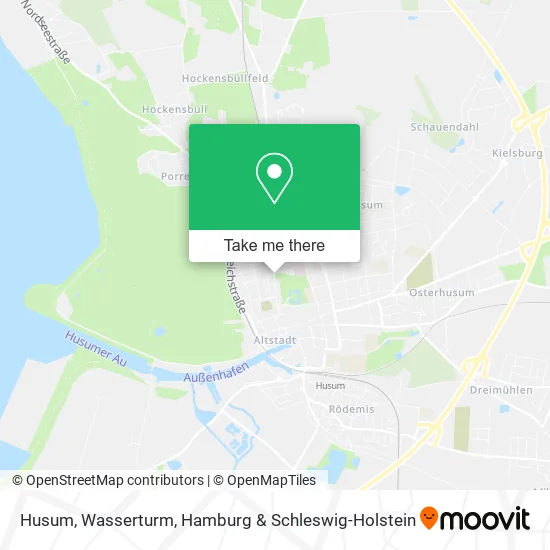 Карта Husum, Wasserturm