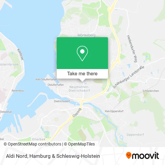 Карта Aldi Nord