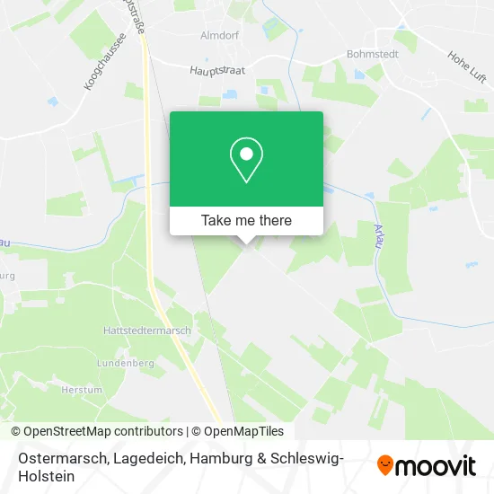 Карта Ostermarsch, Lagedeich