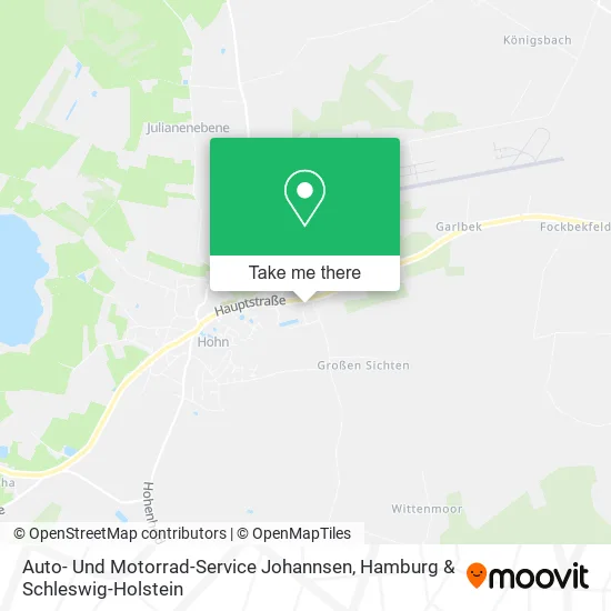 Карта Auto- Und Motorrad-Service Johannsen