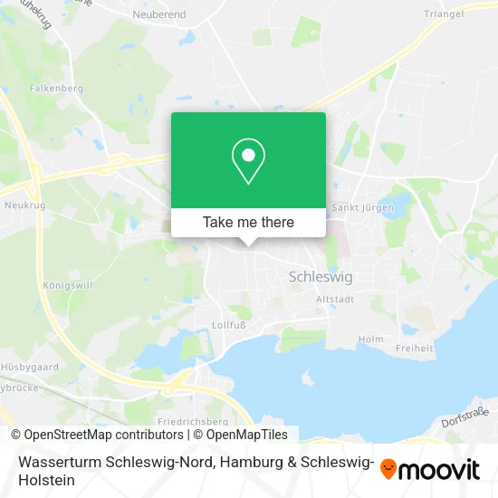 Карта Wasserturm Schleswig-Nord