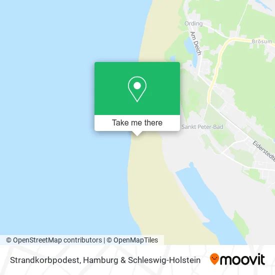 Карта Strandkorbpodest