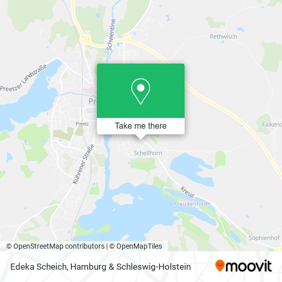 Edeka Scheich map