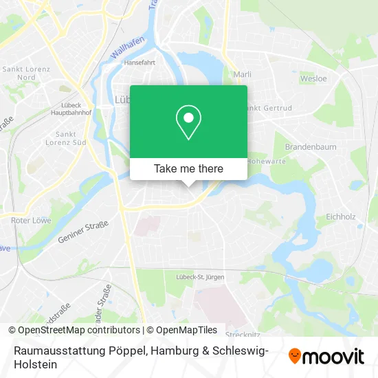 Карта Raumausstattung Pöppel