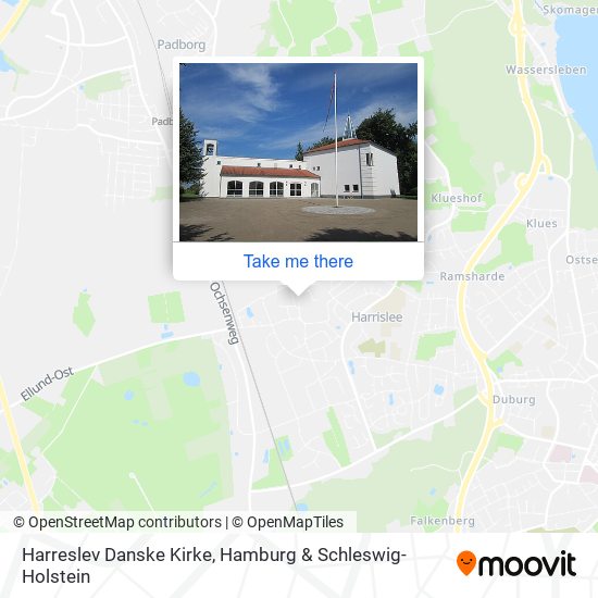 Harreslev Danske Kirke map