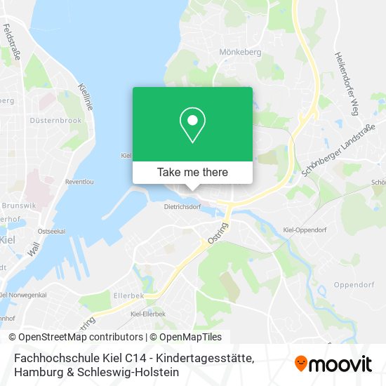 Fachhochschule Kiel C14 - Kindertagesstätte map