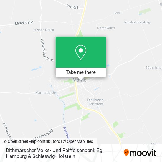 Dithmarscher Volks- Und Raiffeisenbank Eg map