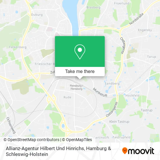 Карта Allianz-Agentur Hilbert Und Hinrichs
