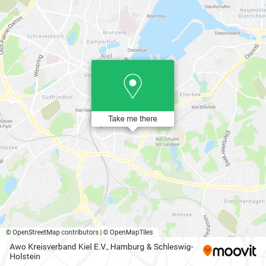 Awo Kreisverband Kiel E.V. map